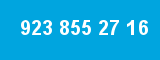 923 855 27 16 923 855 27 16